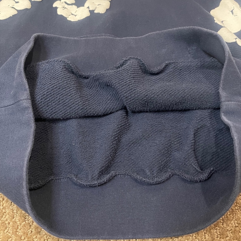 Denim Tears Men's hoodie navy blue - Picture 4 of 8